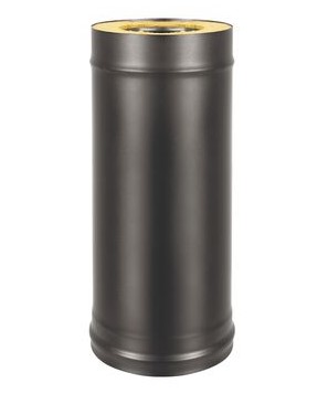 Сэндвич-труба BLACK (AISI 430/0,5мм) д.150х250мм, L-0,5 метра купить за 2 370 руб.