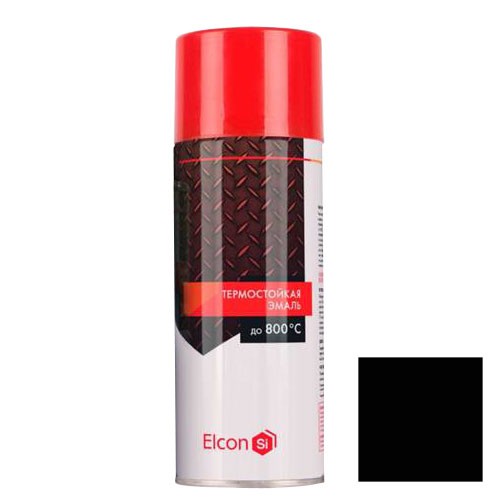 Термостойкая антикорозионная эмаль "Элкон" (черная) купить за 380 руб.