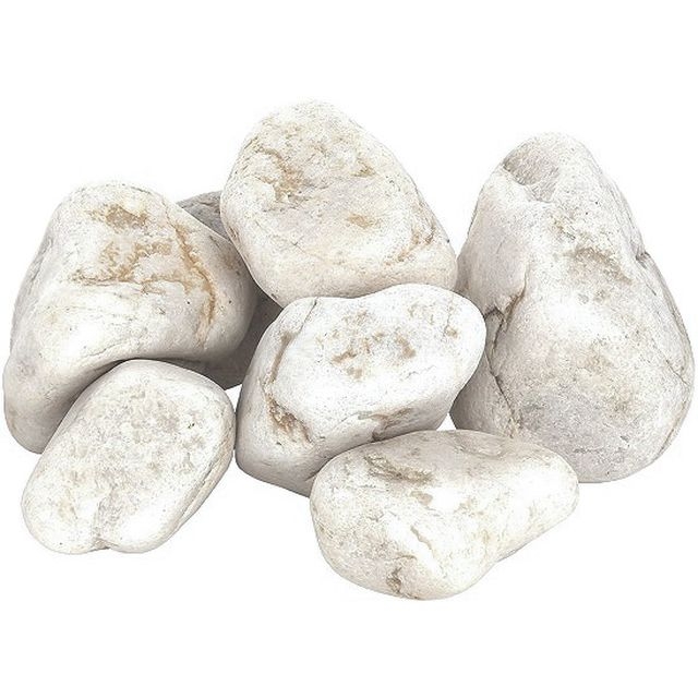 Камень для бани Белый Кварцит отборный 10 кг купить за 1 200 руб.
