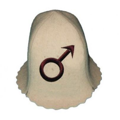 Шапка колокольчик с вышивкой "Символ мужчины" купить за 370 руб.