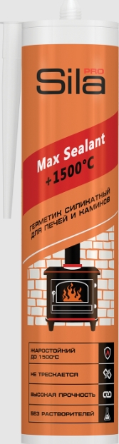 Герметик термостойкий SILA PRO MAX SEALANT +1500 С° 280 мл купить за 390 руб.