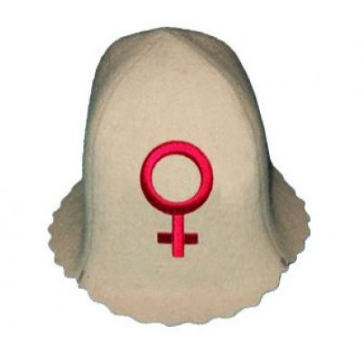 Шапка колокольчик с вышивкой "Символ женщины" купить за 370 руб.