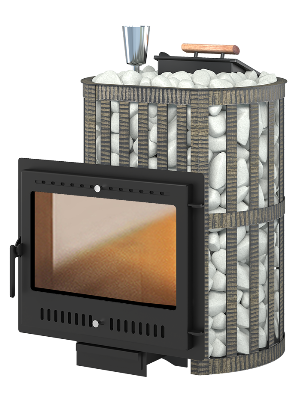 Печь для бани Везувий Ураган Ковка 16 Панорама М купить за 49 400 руб.