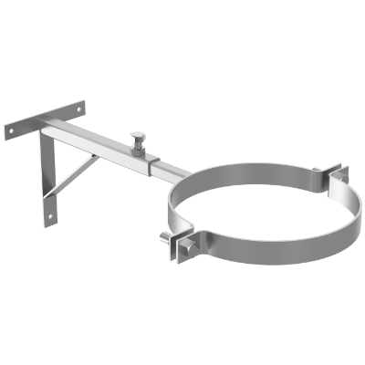 Кронштейн стеновой телескопический 150мм L=250-450мм купить за 710 руб.