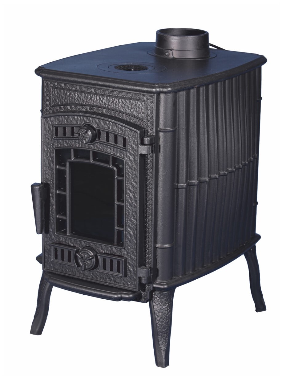Печь-камин Прометалл Маэстро - цвет черный купить за 67 500 руб.