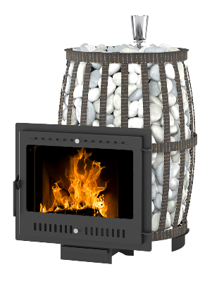 Печь для бани Везувий Легенда Русский пар Ковка 18 Панорама М купить за 66 450 руб.