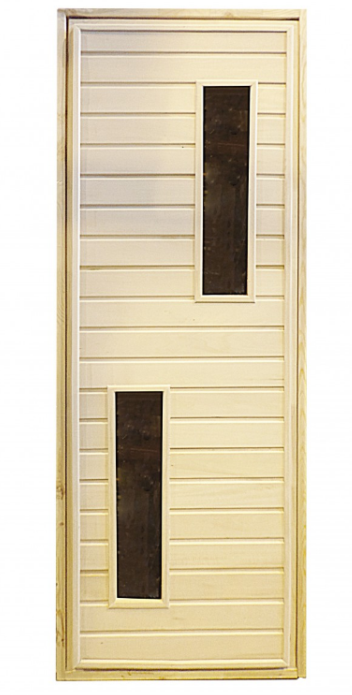 Дверь LK "С двумя прямоугольными стеклами" купить за 5 850 руб.