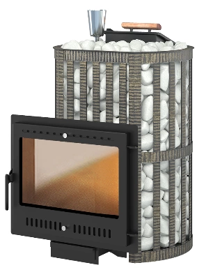 Печь для бани Везувий Ураган Ковка 22 Панорама М купить за 56 500 руб.