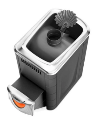 Печь для бани TMF Ангара 2012 Inox ДНС ЗК Антрацит купить за 33 700 руб.