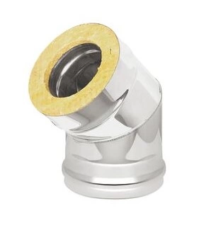 Сэндвич-колено Нерж+Нерж (AISI 430/0,8мм) 45° д.200х300 купить за 3 978 руб.