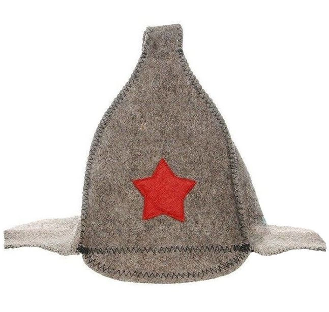 Шапка "Буденовка" серый войлок купить за 420 руб. Шапка "Буденовка" серый войлок купить за 420 руб.