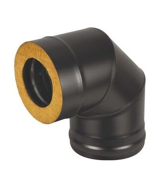 Сэндвич-колено BLACK (AISI 430/0,5мм) 90* д.115х200мм купить за 2 218 руб.