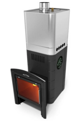 Печь для бани TMF Бирюса 2013 Carbon Витра ЗК Антрацит купить за 38 600 руб.